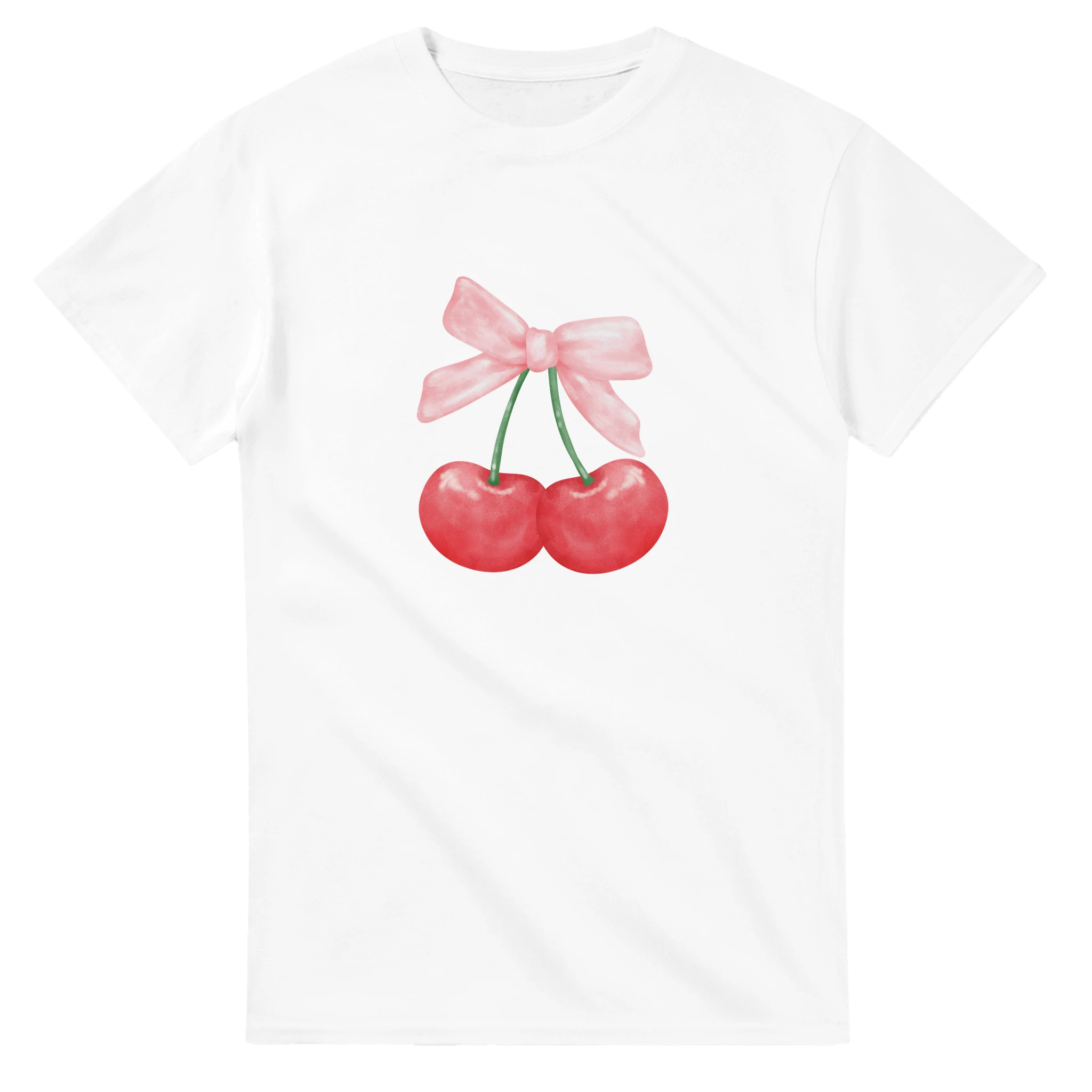 Heavyweight Unisex Crewneck T-shirt | -Cherry