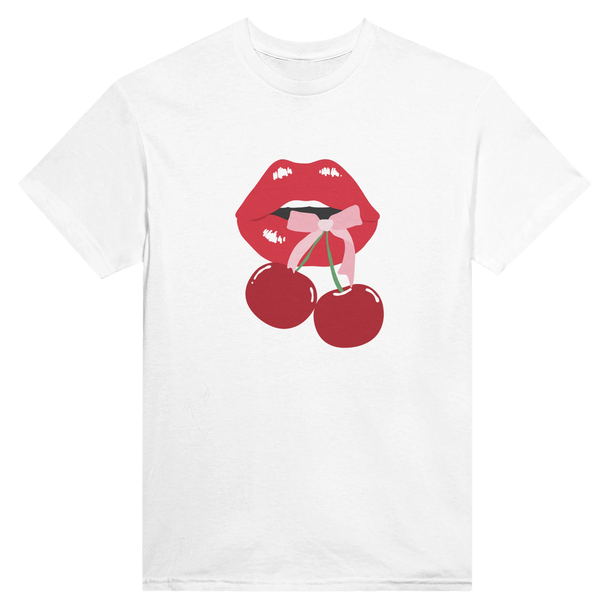 Heavyweight Unisex Crewneck T-shirt |Lips