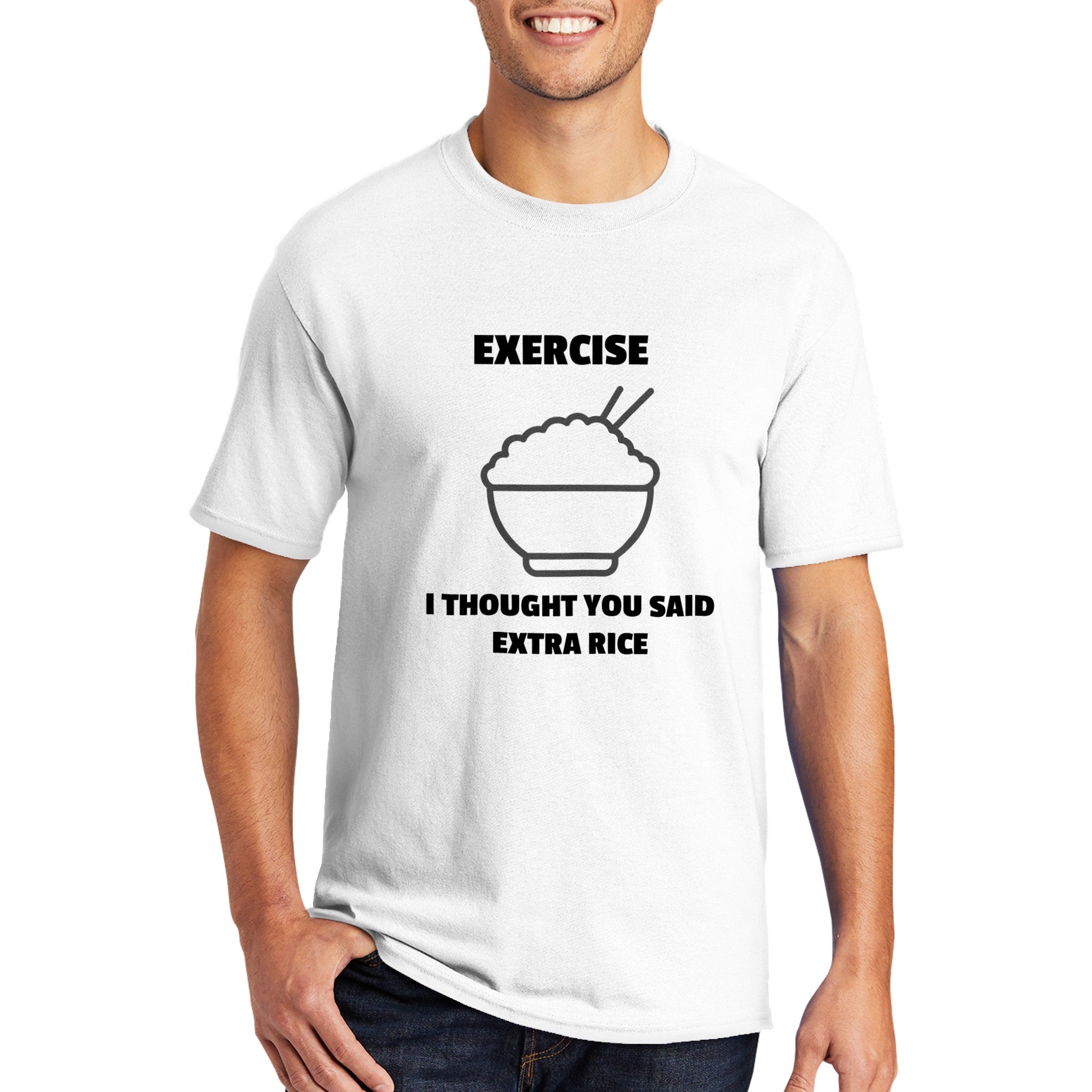 Polycotton Unisex Crewneck T-shirt - Exercise