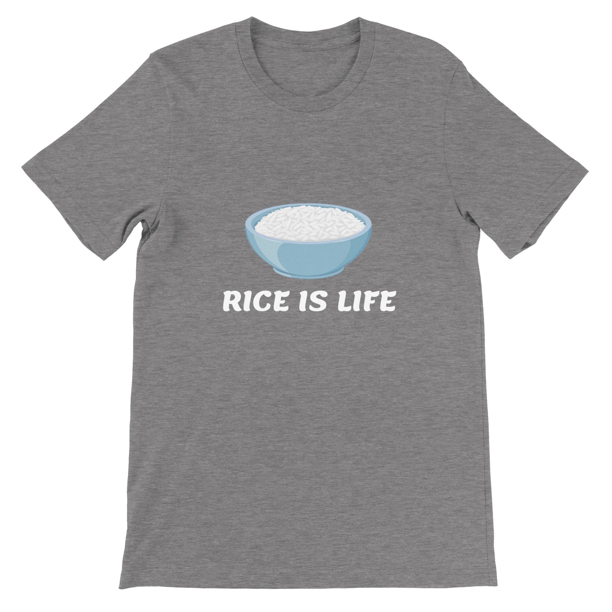 Premium Unisex Crewneck T-shirt - Rice