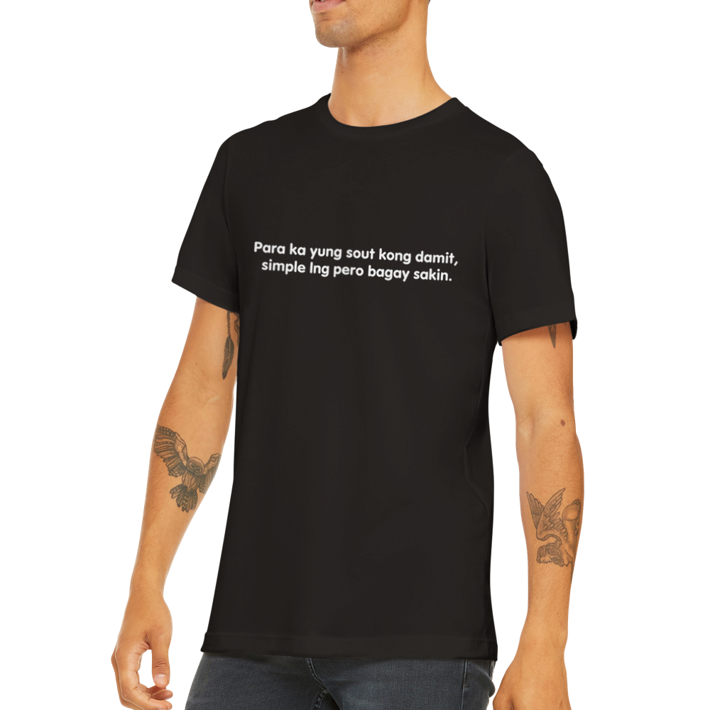 Unisex Funny T-shirt - Black