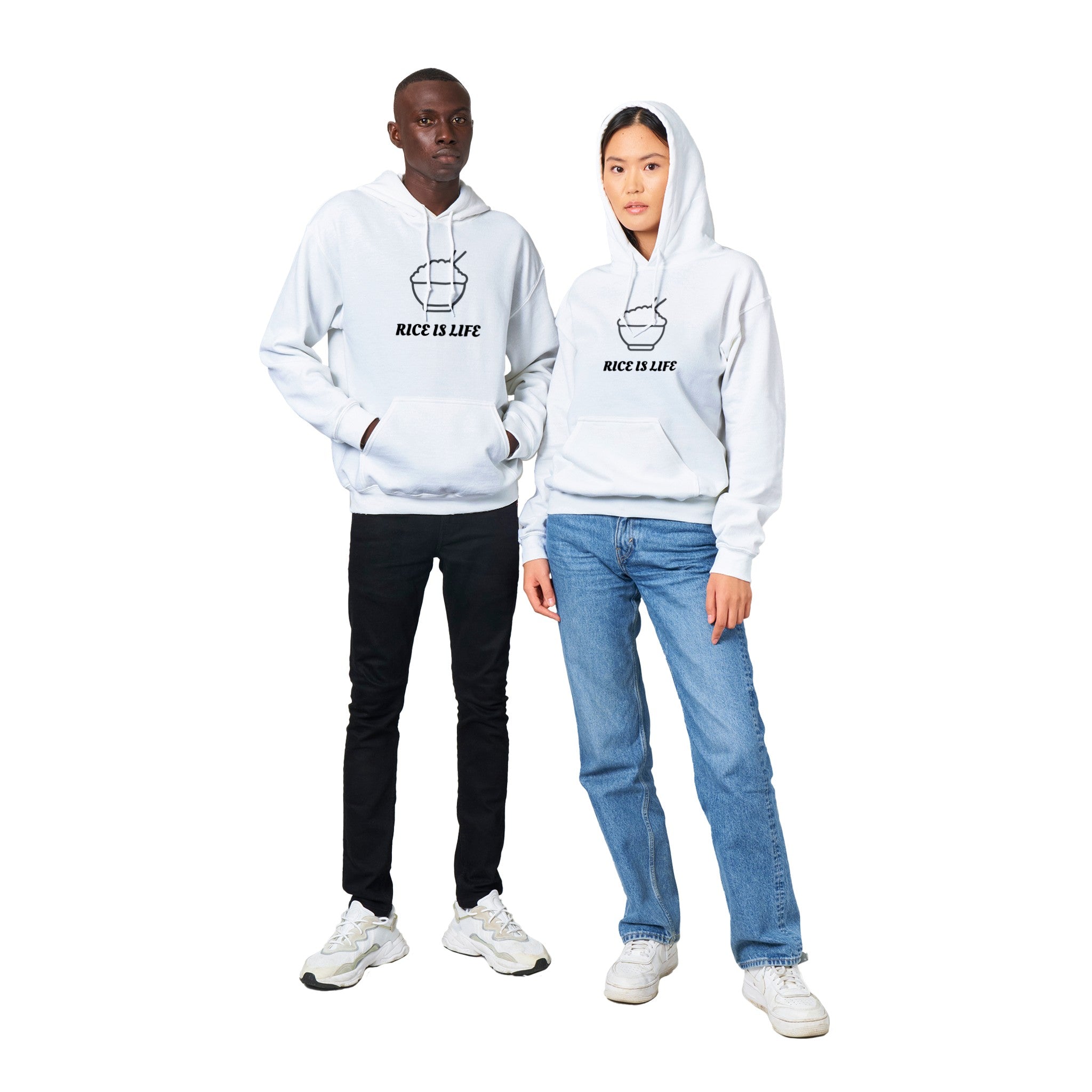 Classic Unisex Pullover Hoodie - rice