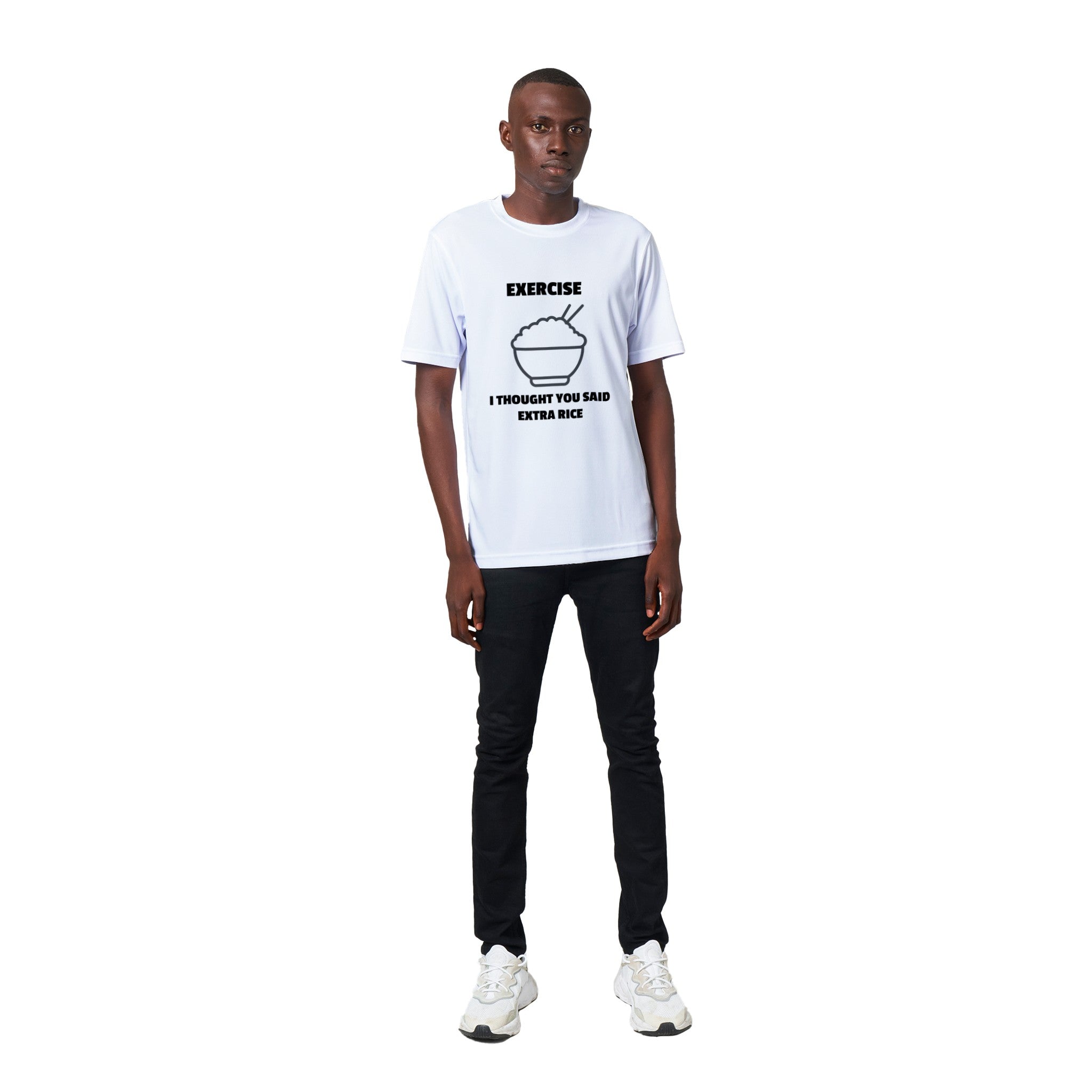 Polycotton Unisex Crewneck T-shirt - Exercise