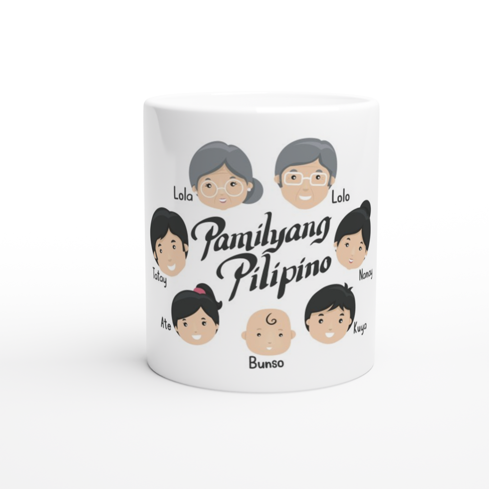 White 11oz Ceramic Mug - Pamilya