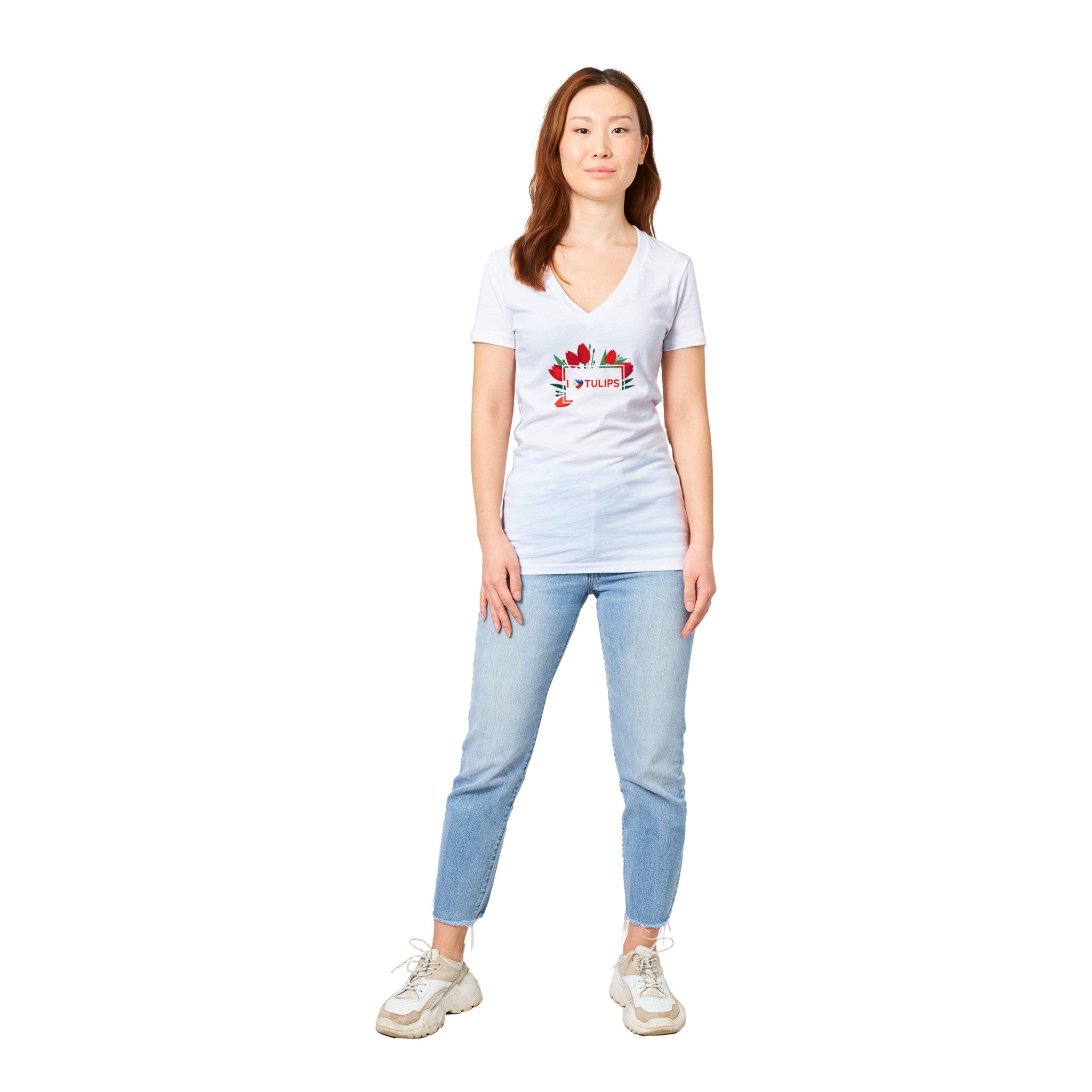 Premium dames tulips T-shirt