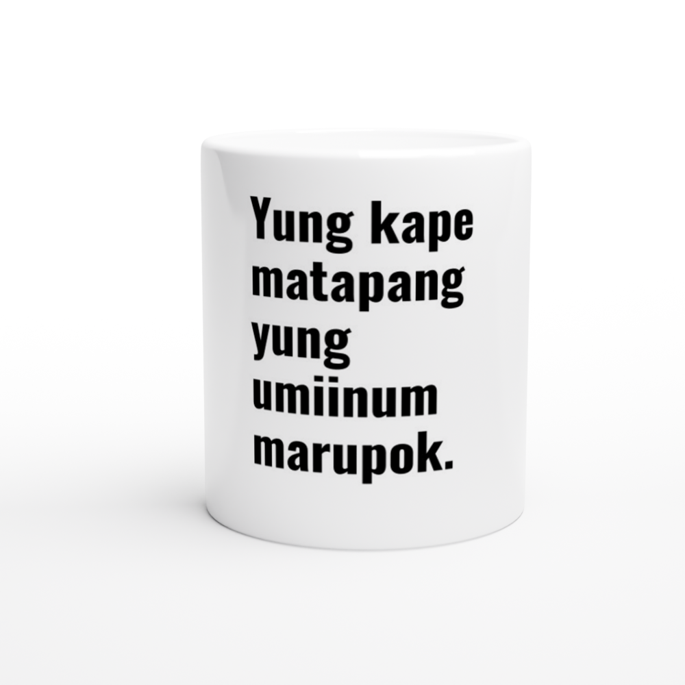 White 11oz Ceramic Mug -Kaper